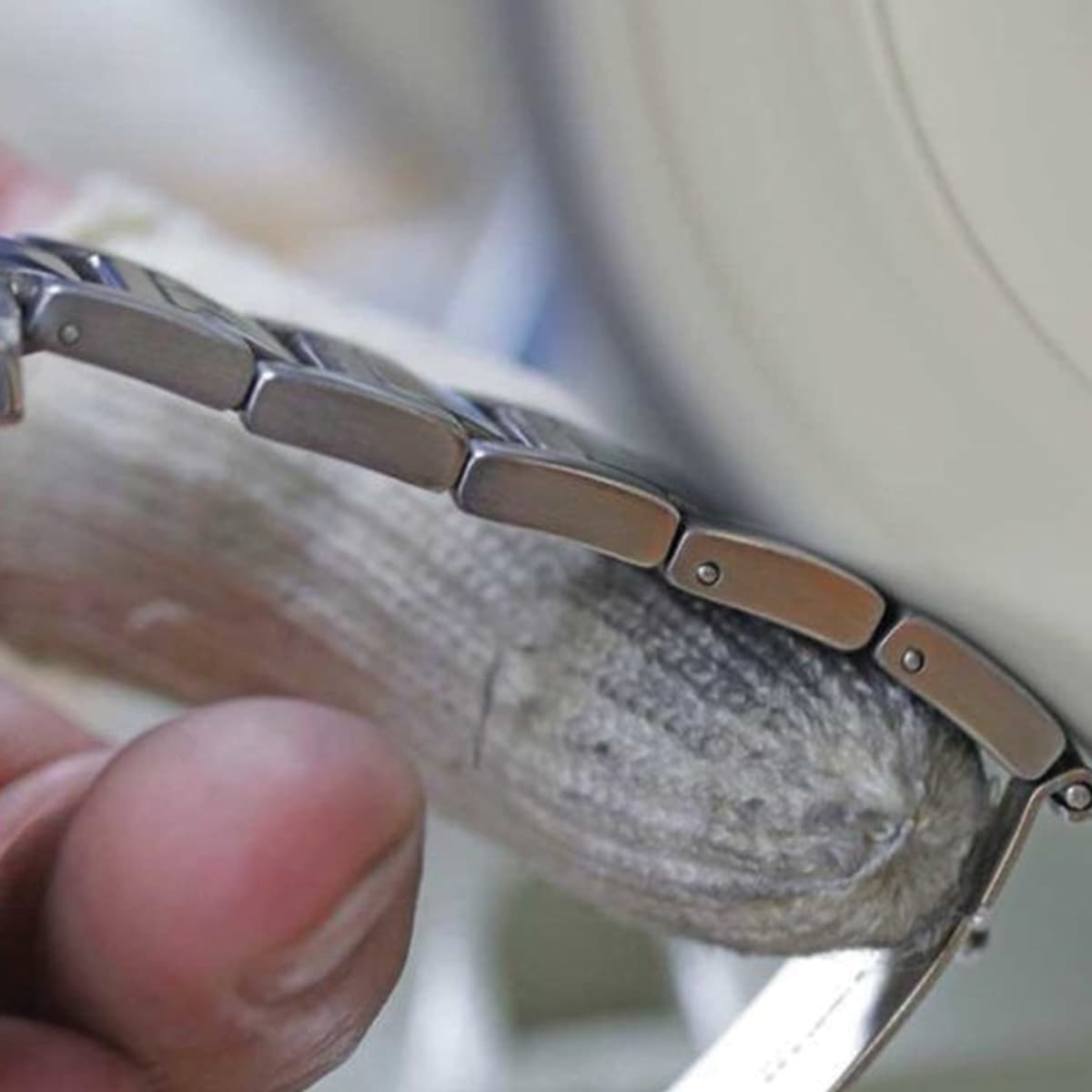 Λουστράρισμα της κάσας και του μπρασελέ